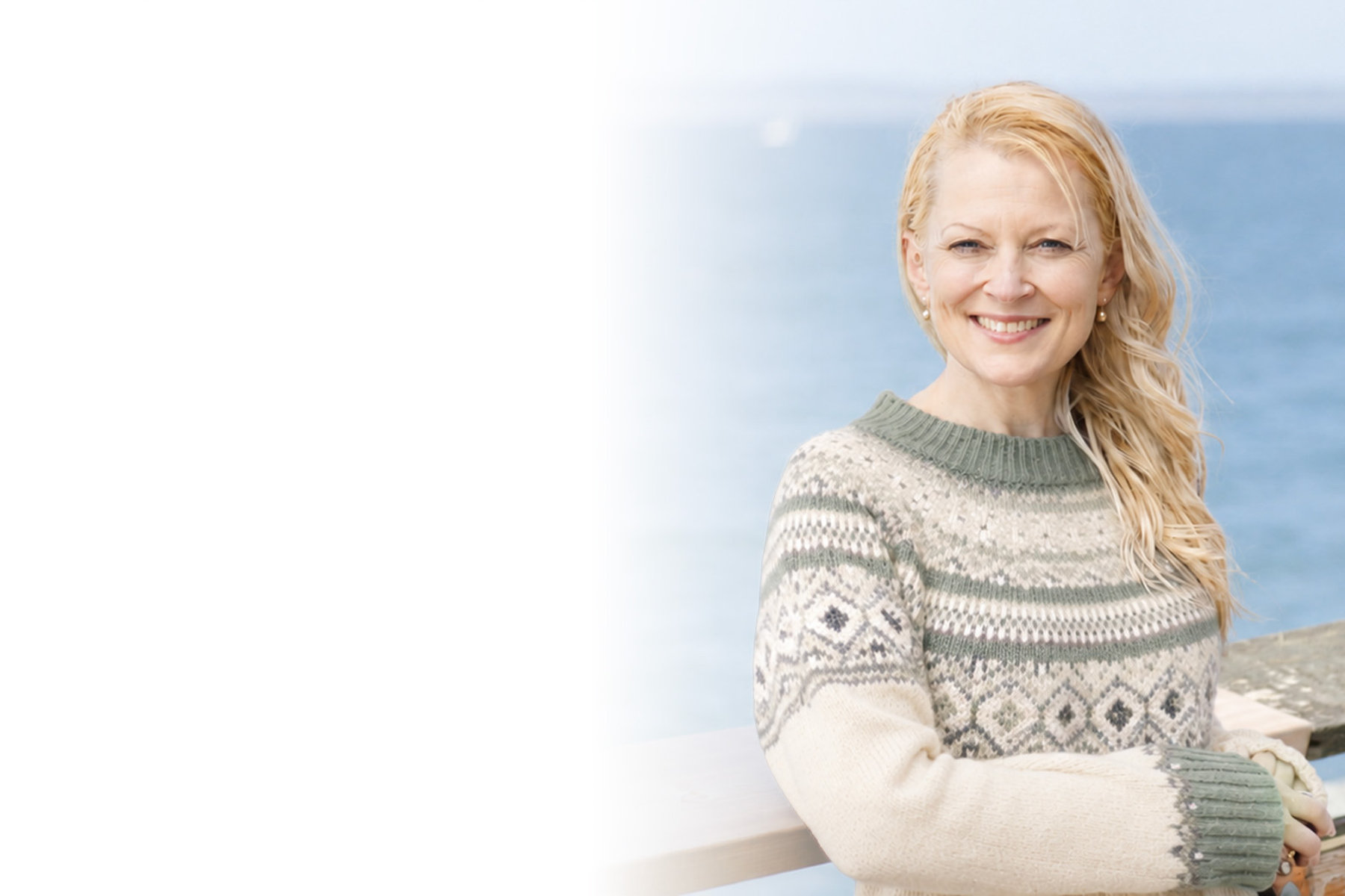 Erika Creydt on the Blaine waterfront